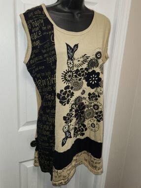 Leopards & Roses Tunic Dress